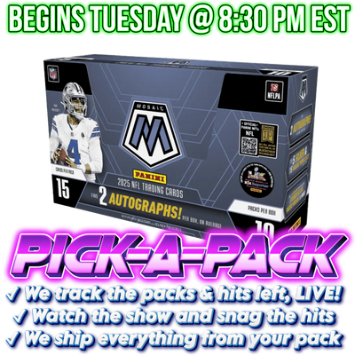 2025 Mosaic Football Hobby Pick-A-Pack - Box #01
