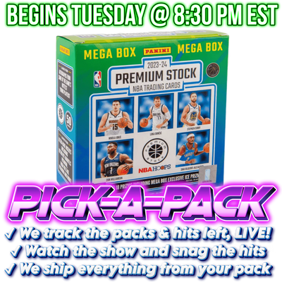 2023/24 Premium Stock Basketball Mega Pick-A-Pack - Box #01