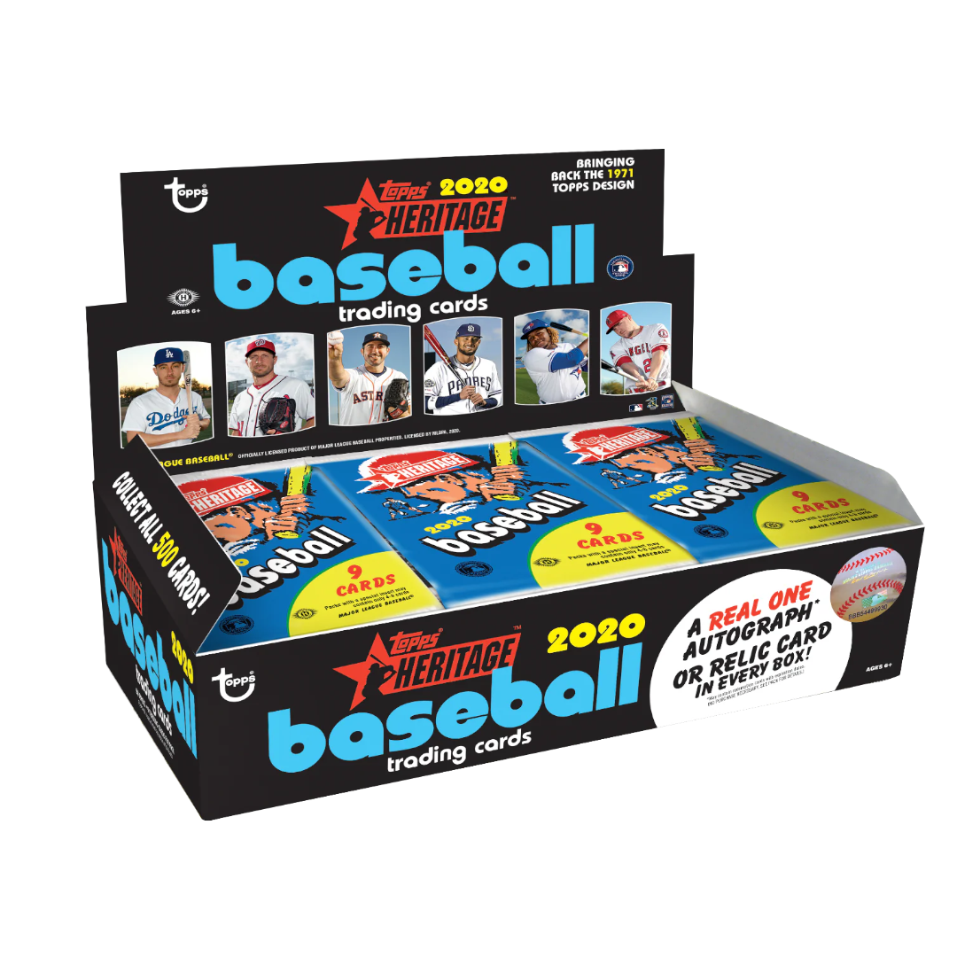 2020 Topps Heritage Baseball Hobby Box