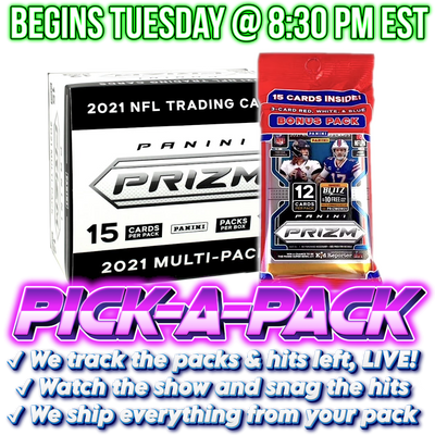 2021 Prizm Football Fat Pick-A-Pack - Box #01