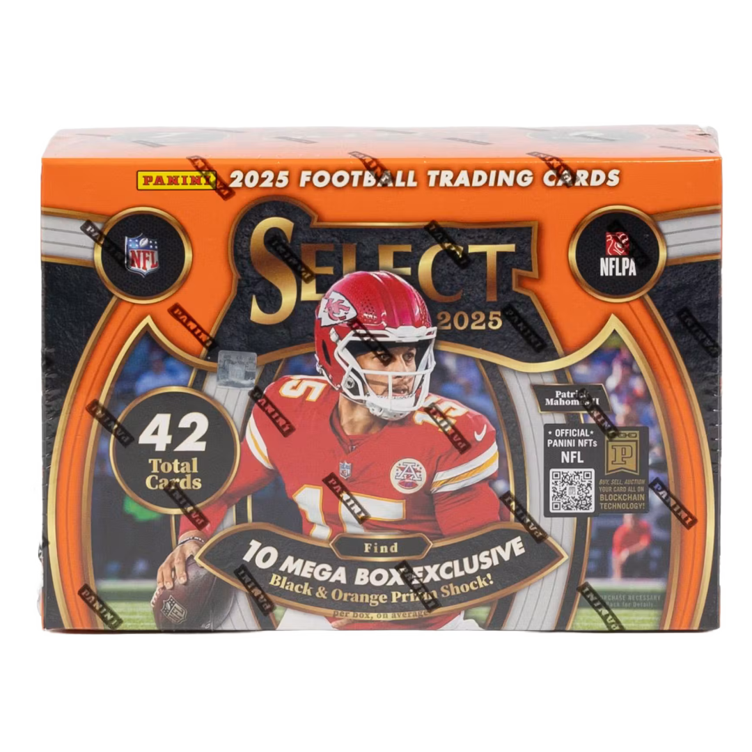 2025 Panini Select Football Mega Hobby Box