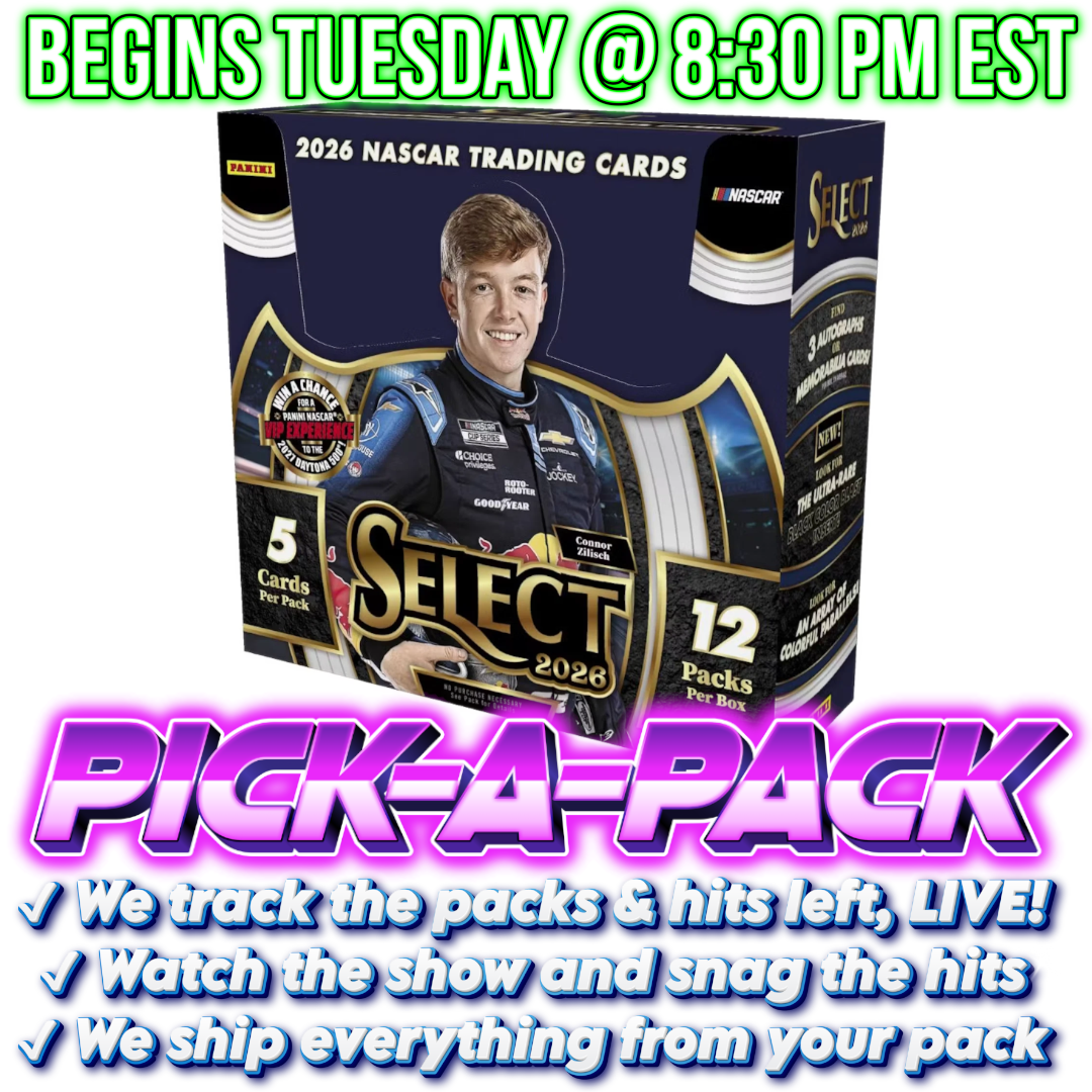 2026 Select Racing Hobby Pick-A-Pack - BOX #01