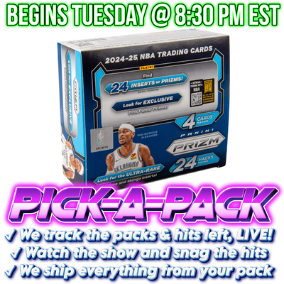 2024/25 Prizm Basketball Retail Pick-A-Pack - BOX #01