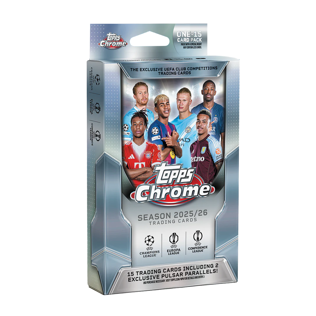 2025/26 Topps UEFA Chrome Soccer Hanger Box