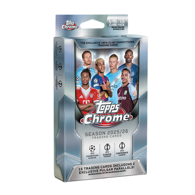 2025/26 Topps UEFA Chrome Soccer Hanger Box