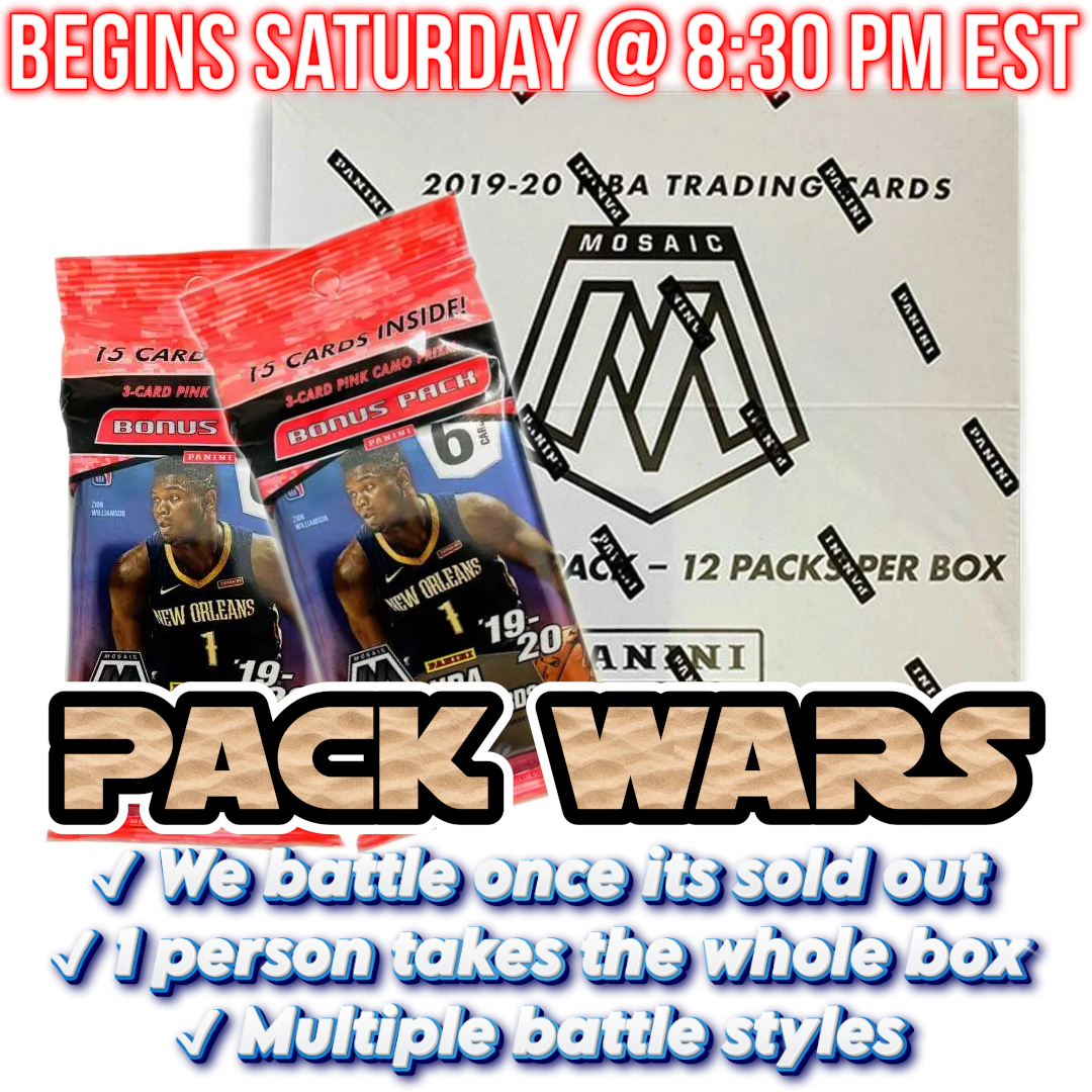 2019/20 Mosaic Basketball Fat Pack Box - WAR #187