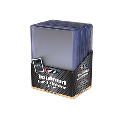 59 pt. 3x4 Thick Topload Card Holder (25 count) - BCW