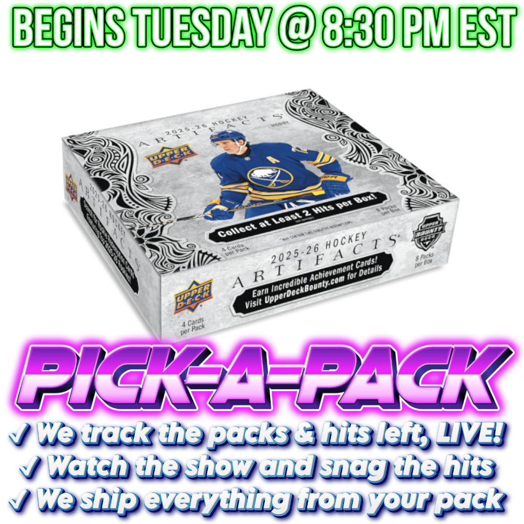 2025/26 Artifacts Hockey Hobby Pick-A-Pack - Box #05