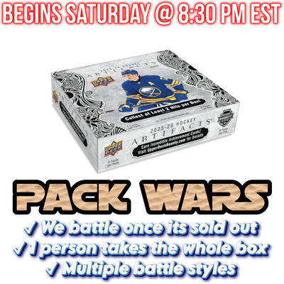 2025/26 Artifacts Hockey Hobby Box - WAR #174
