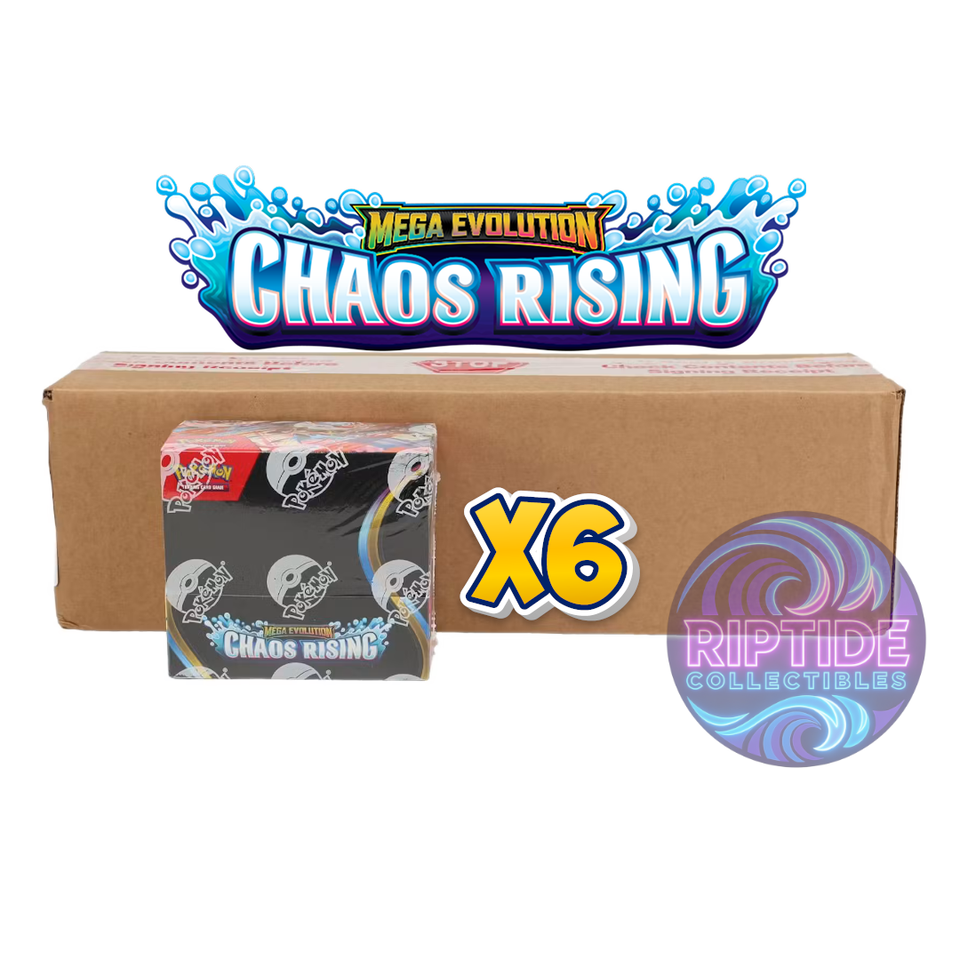 Pokemon TCG - Mega Evolution - Chaos Rising 6-Box Booster Case