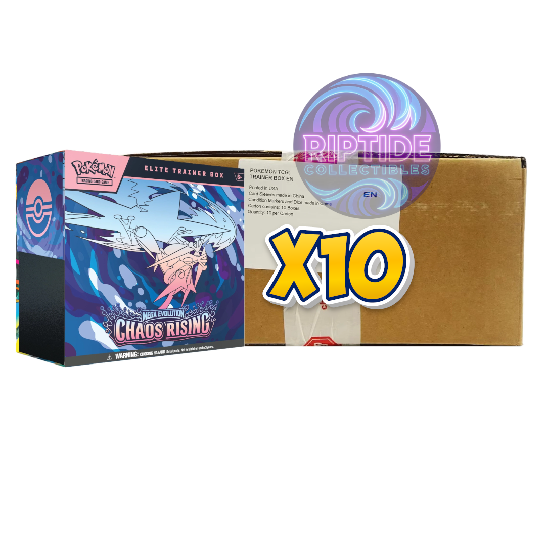 Pokemon TCG - Mega Evolution - Chaos Rising 10-Box Elite Trainer Case