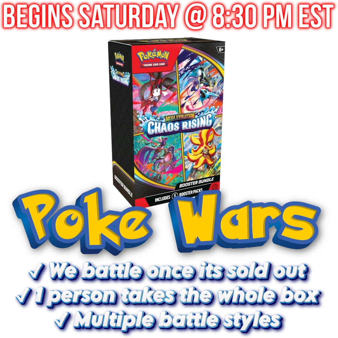 Pokemon TCG - Mega Evolution - Chaos Rising Booster Bundle Box - WAR #193