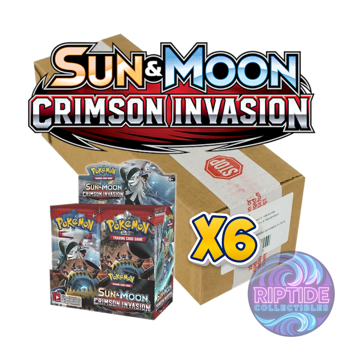 pokemon sun and moon crimson invasion booster box & 6-Box Case Shelf:Shelf (1) POKÉMON CARD GAME sv5K The Ruinous Powers this booster pack is