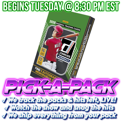 2026 Donruss Baseball Hobby Pick-A-Pack - BOX #01