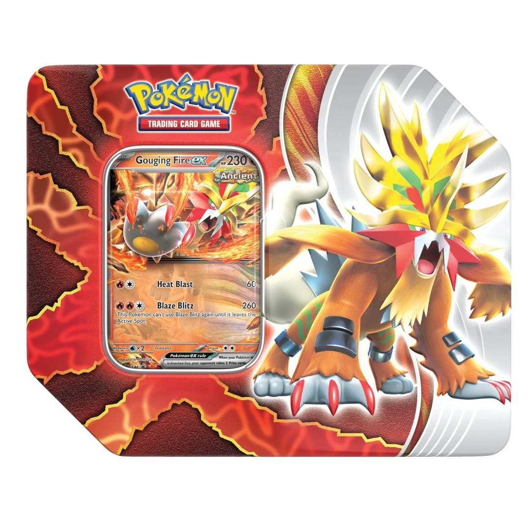 Pokemon TCG - Paradox Destinies - Gouging Fire EX Tin