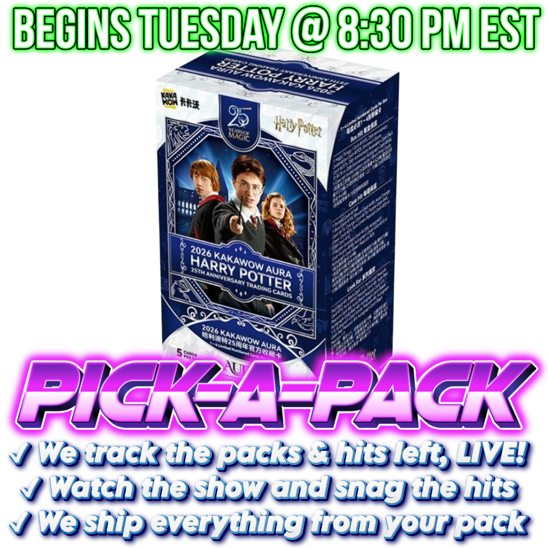 2026 Kakawow Harry Potter 25th Anniversary Hobby Pick-A-Pack - BOX
