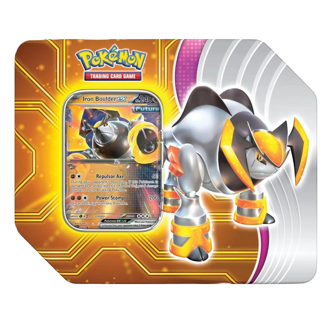 Pokemon TCG - Paradox Destinies - Iron Boulder EX Tin