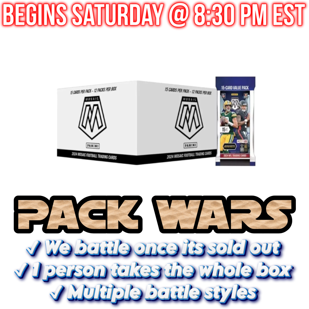 2024 Mosaic Football Fat Pack Box BRACKET - WAR #205