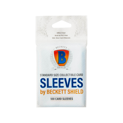 Card Sleeves Standard Size (100 count) - Beckett Shield