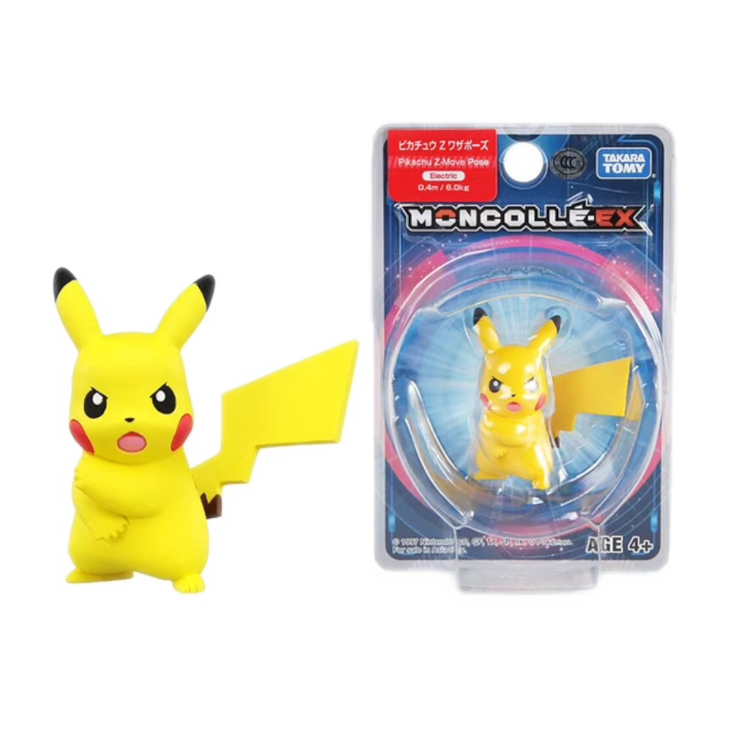 Pokemon TCG - Takaratomy Moncolle EX EMC-20 PIKACHU Z-Move Pose Mini Figure