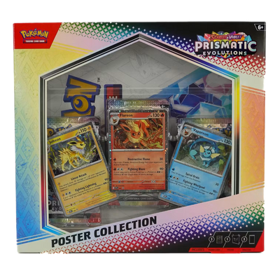 Pokemon TCG - Scarlet & Violet - Prismatic Evolutions Poster Collection Box