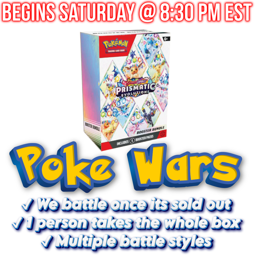 Pokemon TCG - Scarlet & Violet - Prismatic Evolutions - Booster Bundle Box - WAR #185