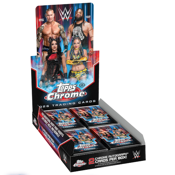 2026 Topps Chrome WWE Hobby Box