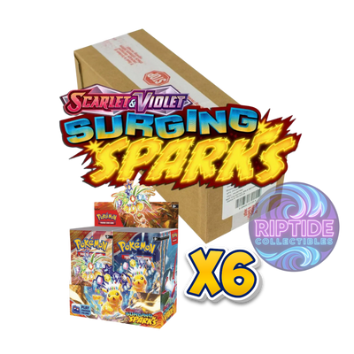 Pokemon TCG - Scarlet & Violet - Surging Sparks 6-Box Booster Case
