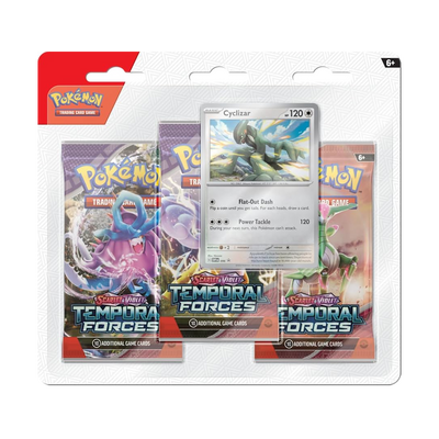 Pokemon TCG - Temporal Forces 3-Pack Blister - Cyclizar