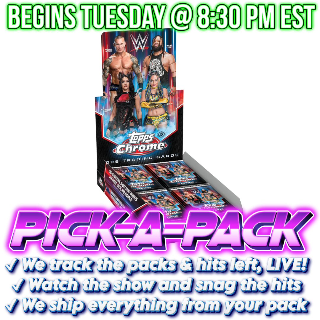 2026 Topps Chrome WWE Hobby Pick-A-Pack - BOX #02