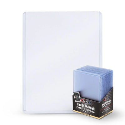 59 pt. 3x4 Thick Topload Card Holder (25 count) - BCW
