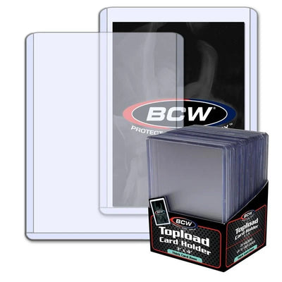 79 pt. 3x4 Thick Topload Card Holder (25 count) - BCW