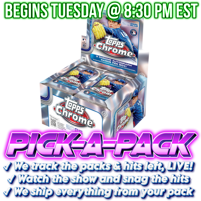 2025 Topps Chrome Baseball Jumbo Pick-A-Pack - Box #02
