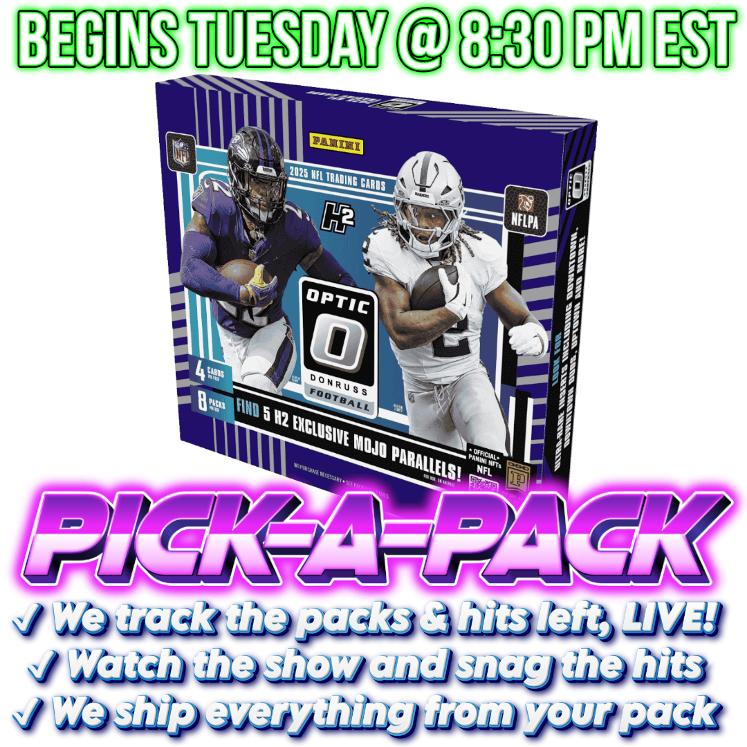 2025 Panini Donruss Optic Football Hobby Hybrid Pick-A-Pack - Box #01
