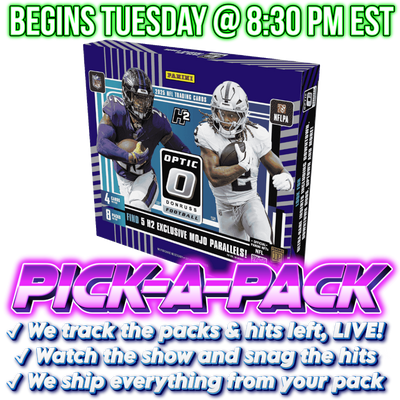 2025 Panini Donruss Optic Football Hobby Hybrid Pick-A-Pack - Box #01