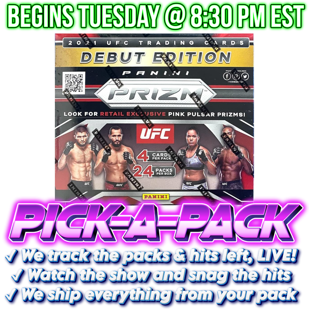 2021 Prizm UFC Retail Pick-A-Pack - BOX #01