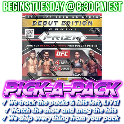 2021 Prizm UFC Retail Pick-A-Pack - BOX #01
