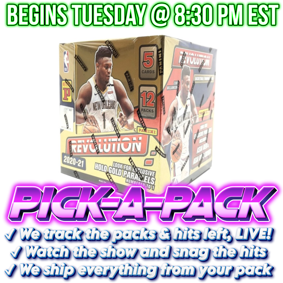 2020/21 Revolution Basketball TMALL Hobby Pick-A-Pack - BOX #01