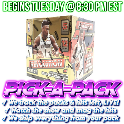 2020/21 Revolution Basketball TMALL Hobby Pick-A-Pack - BOX #01