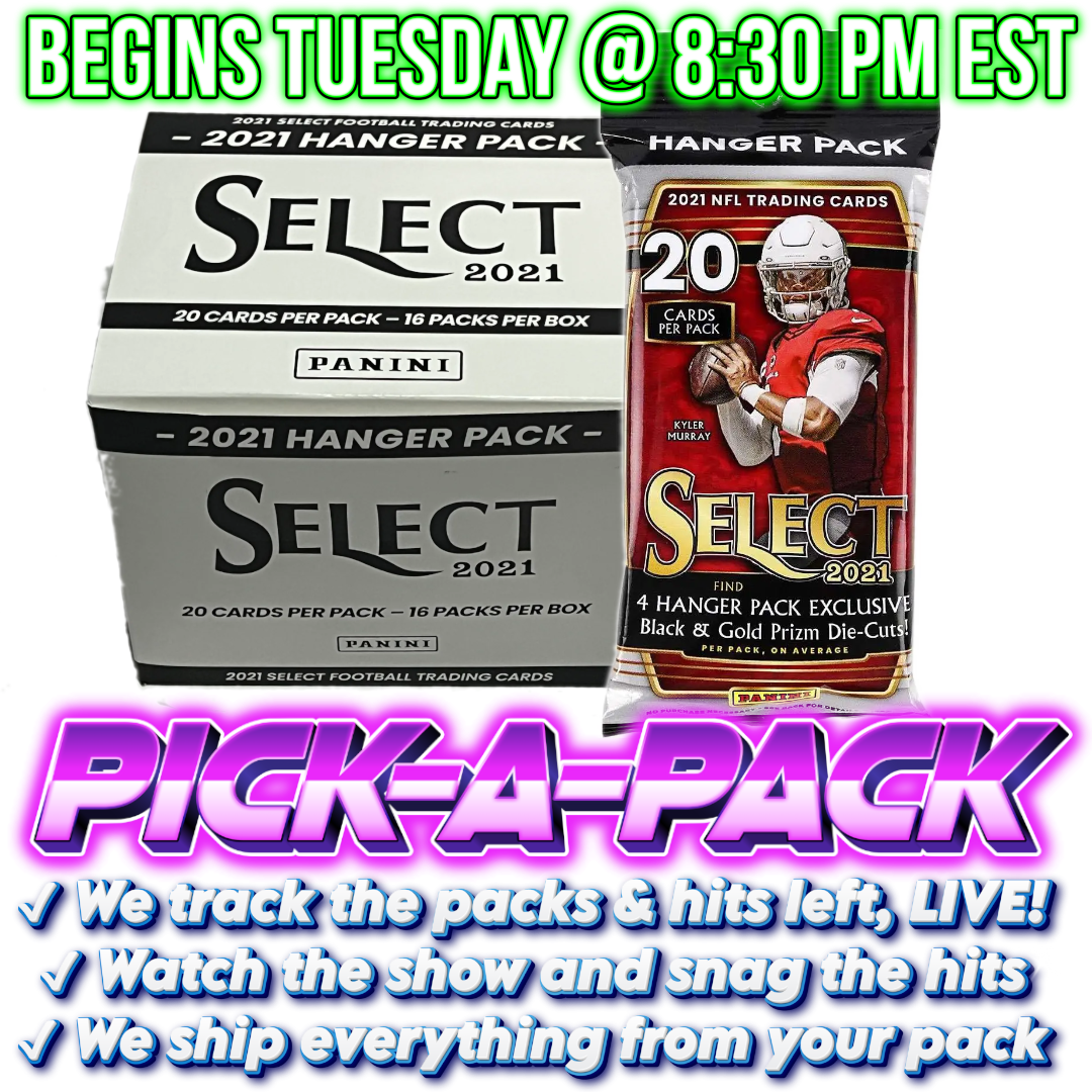 2021 Select Football Hanger Pick-A-Pack - Box #01