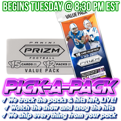 2023 Prizm Football Fat Pick-A-Pack - Box #01