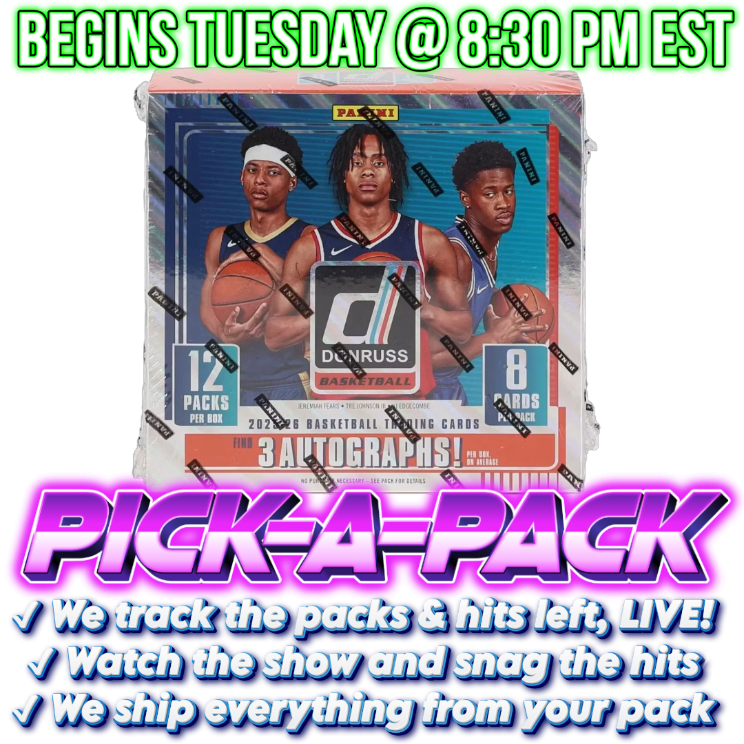 2025/26 Donruss Basketball Hobby Pick-A-Pack - BOX #01