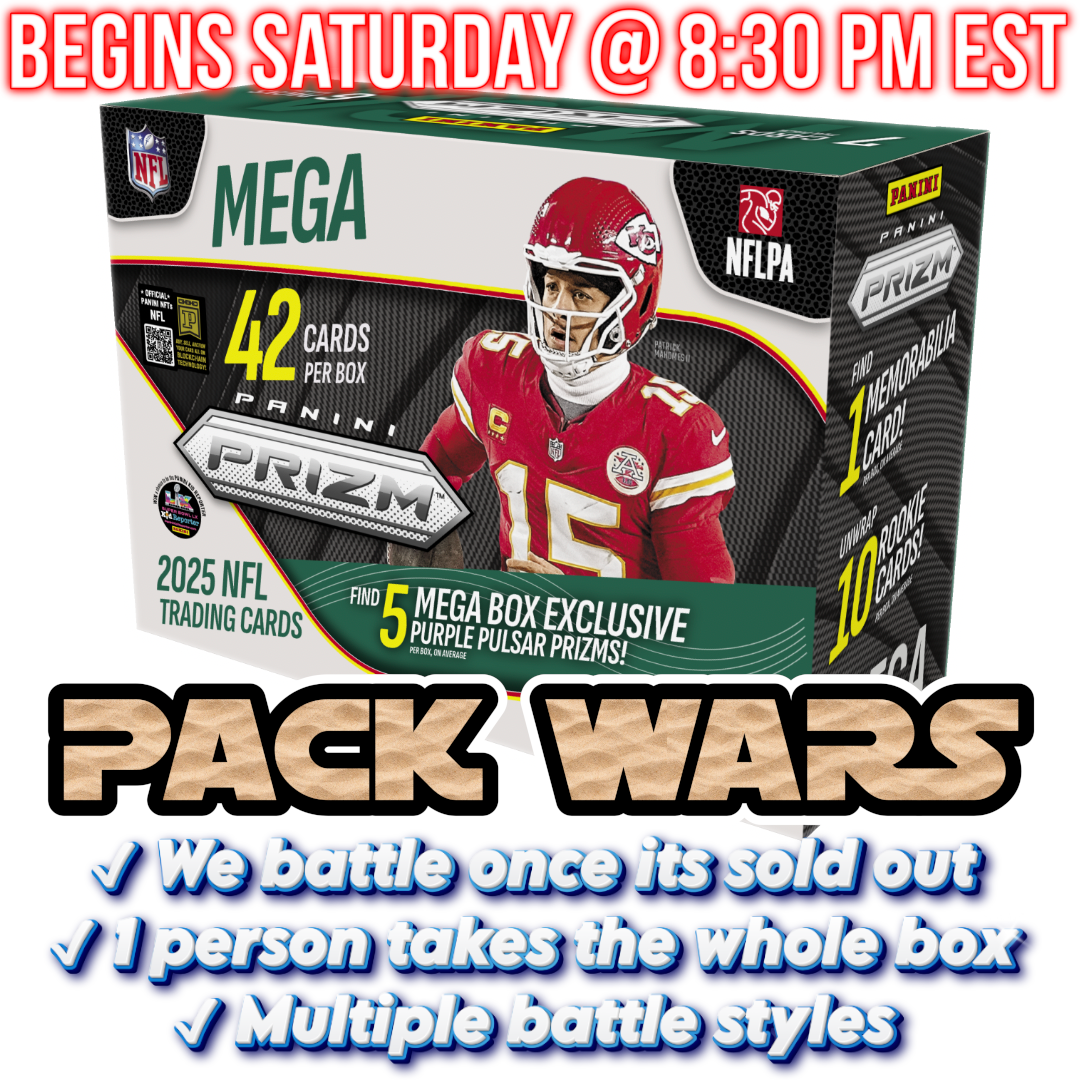 2025 Prizm Football Mega Hobby Box - WAR #200