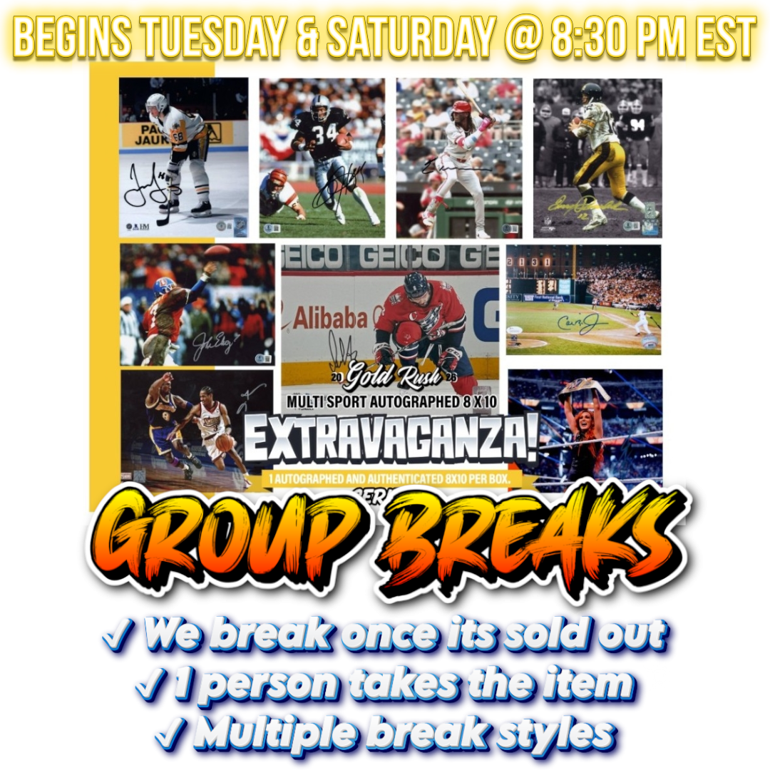 2026 Gold Rush Autographed Multi-Sport 8x10 Series 2 - BREAK #176