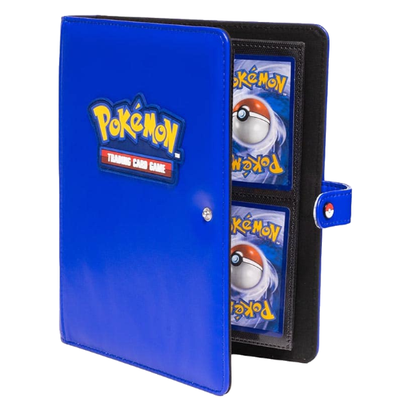 Pokemon TCG - Premium Pokémon 4-Pocket Snap Binder (Blue)- Ultra Pro
