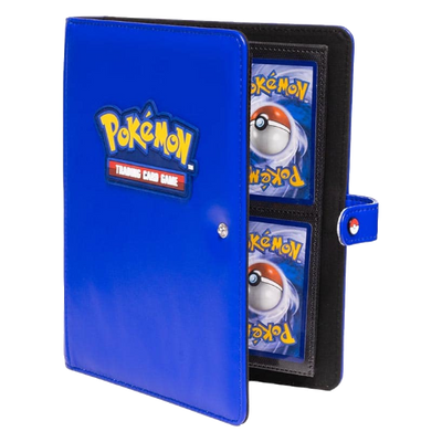 Pokemon TCG - Premium Pokémon 4-Pocket Snap Binder (Blue)- Ultra Pro