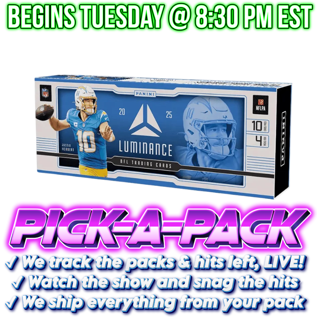 2025 Luminance Football Hobby Pick-A-Pack - Box #02