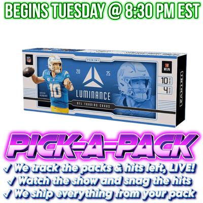 2025 Luminance Football Hobby Pick-A-Pack - Box #02
