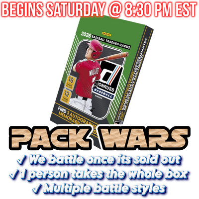 2026 Donruss Baseball Hobby Box - WAR #176