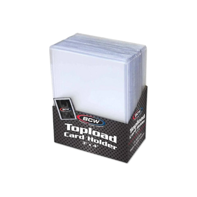 35 pt. 3x4 Topload Card Holder - Standard (25 count) - BCW